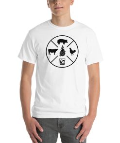 Grillaholics "Smokin' Meat & Sippin' Bourbon" Tee - Size 5X - 100% Cotton